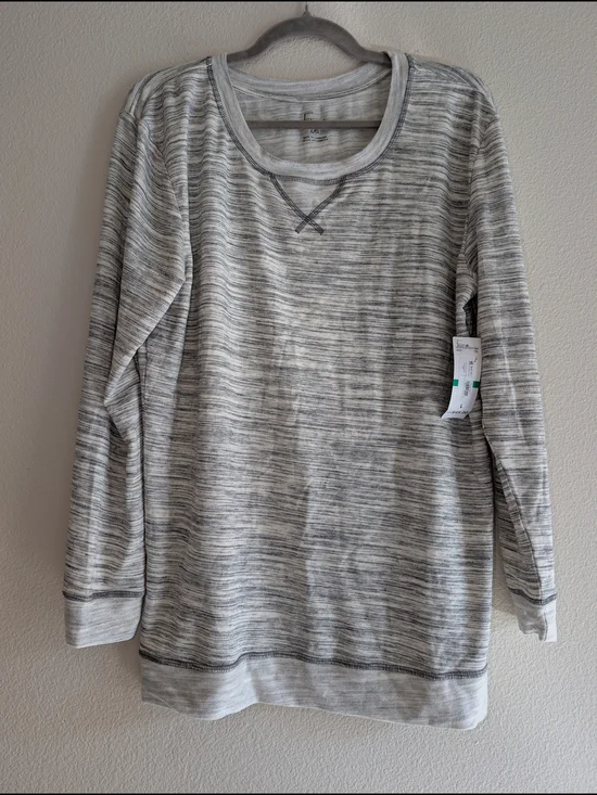 NWT Felina Soft Taylor Boyfriend Lounge Wear Light Weight Sweater Size Large - Picture 1 of 9